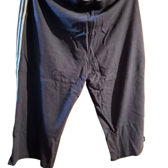 Nyl Capri Sweats 16/18w Woman Sweatpants Joggers Lounge Relaxed Wide Leg Vintage - Picture 2 of 5